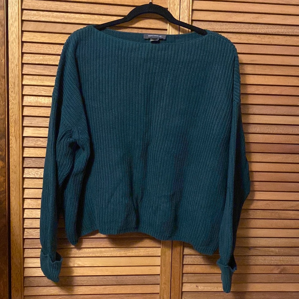 Forest green, French connection sweater, Size (S)